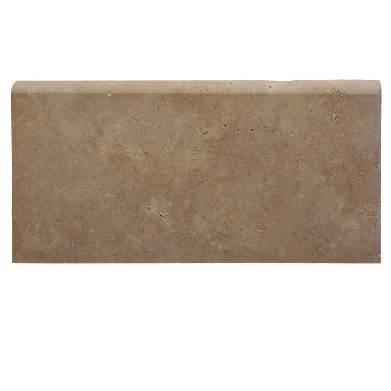 Noce Travertine 12x24 5cm Unfilled and Honed Pool Coping.