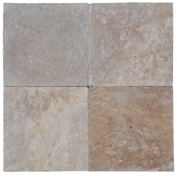Noce Travertine 24x24 3cm Tumbled Paver.