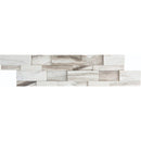 Palisandro Marble 3D 6x24 Stacked Stone Ledger Panel.