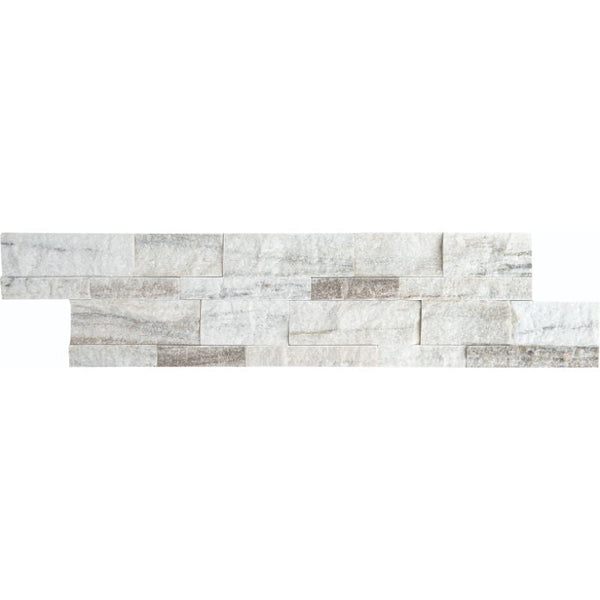 Palisandro Marble 6x24 Stacked Stone Ledger Panel.