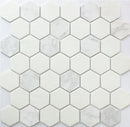 Rockart Carrara Hexagon 12x12 Mosaic Tile.