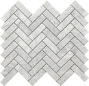 Rockart Herringbone Marble Mosaic Tile.