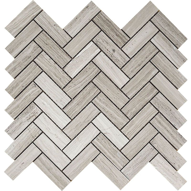 Savannah Dixon Park Wooden Gray Mosaic Tile.