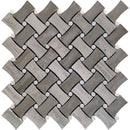 Savannah Habersham Wooden Gray/athens Gray/eastern White Mosaic Tile.