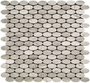 Savannah Quenelle Wooden Gray Mosaic Tile.