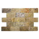Scabos Travertine 3x6 Tumbled Tile.
