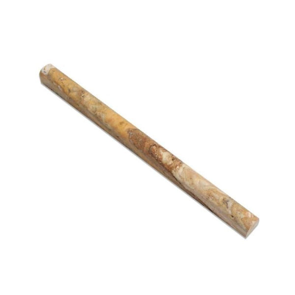 Scabos Travertine 3/4x12 Pencil Liner.