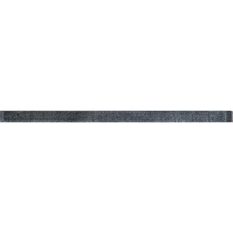 SIERRA GRAPHITE LINEN PENCIL Glass Mosaic Tile.