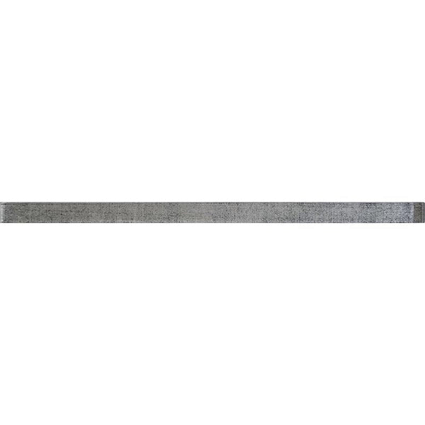 SIERRA SNOW LINEN PENCIL Glass Mosaic Tile.