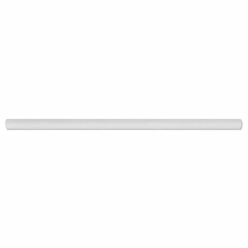 Thassos White Marble 1/2x12 Polished Pencil Liner.