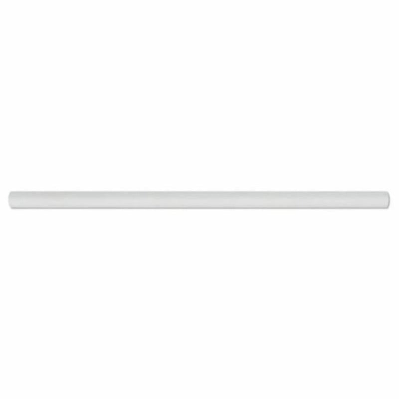 Thassos White Marble 3/4x12 Honed Pencil Liner.
