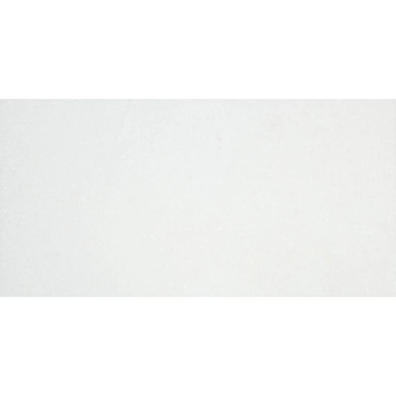 Thassos White Marble 6x12 Polished Marble Tile.