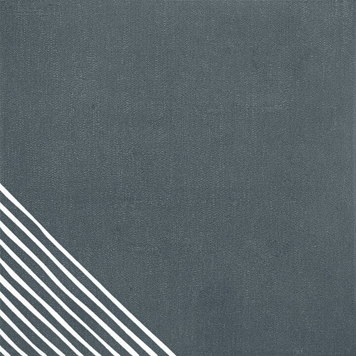 Tribe Petrol Blue Diamond 8x8 Porcelain Tile.