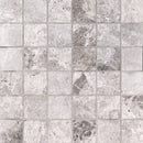 Tundra Gray Marble 2x2 Polished Mosaic Tile.