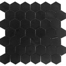 Tuxedo Park 2 Nero Hex Honed Eastern Black Mosaic Tile.