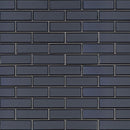 Vague Blue Subway Glass Mosaic Tile.