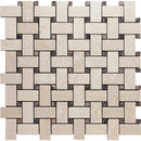Valencia Murcia Crema Marfil/ Emperador Dark Mosaic Tile.