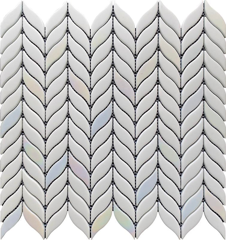 VERRE EPILLET DE PERLE Recycled glass Mosaic Tile.