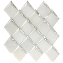 Waterjet Angolo 2 Paper White/ Shell Mosaic Tile.