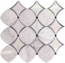 Waterjet Trellis 7 Stone Mosaic Tile.