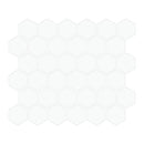 White 2″ Hexagon Matte