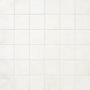White Pearl Limestone 2x2 Honed Marble Mosaic Tile.